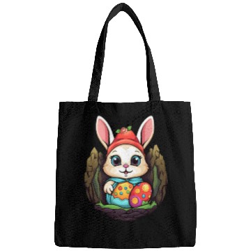 Discover Easter Bunny Rabbit Easter Day Egg Hunting Bags