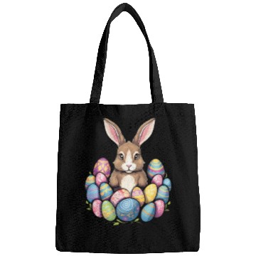Discover Easter Bunny Rabbit Colorful Eggs Easter Egg Hunt Bags