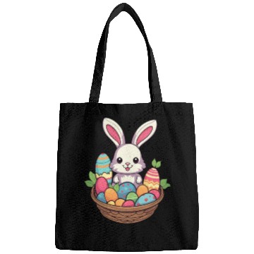 Discover Easter Bunny Rabbit Easter Day Egg Basket Bags