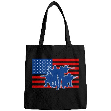 Discover Military Army Soldiers US Flag Bags