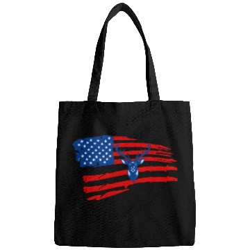 Discover American flag Hunting deer Bags