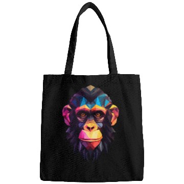 Discover Geometric Style Chimpanzee Bags