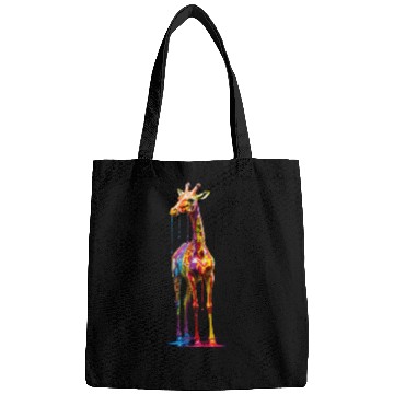 Discover Rainbow Colored Giraffe Bags