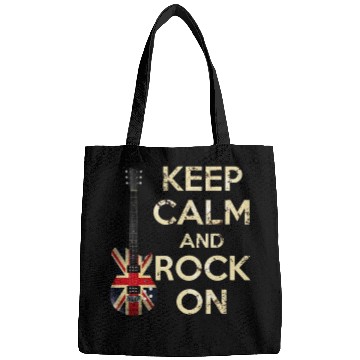 Discover Keep Calm and Rock On Union Jack Guitar Bags
