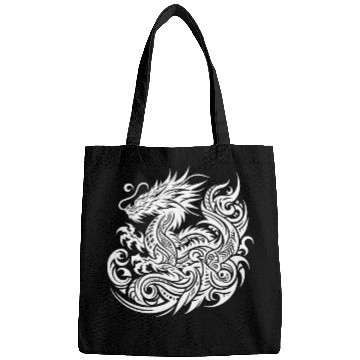 Discover Dragon T Tattoo Artistic Symbol Design Bags