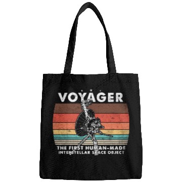 Discover Voyager 1977 Retro Space Probe Mission Bags
