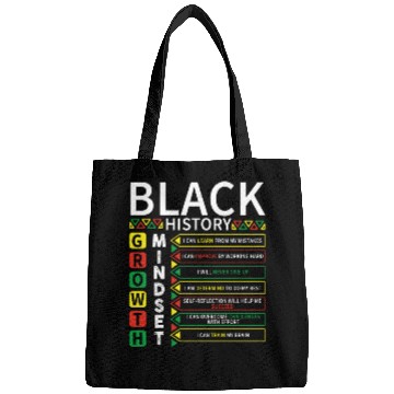 Discover Growth Mindset Definition Black History Month Bags