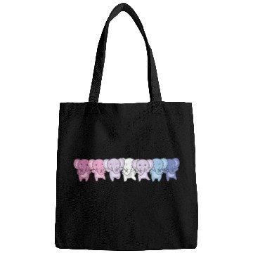 Discover Bigender Flag Pride Lgbtq Cute Elephant Bags