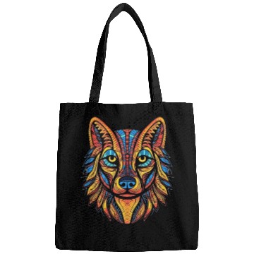 Discover German Shepherd Funny Dog Street Art Comic Pet Bags