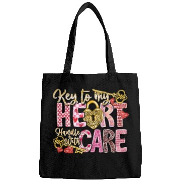Discover Key To My Heart Handle With Care Bags