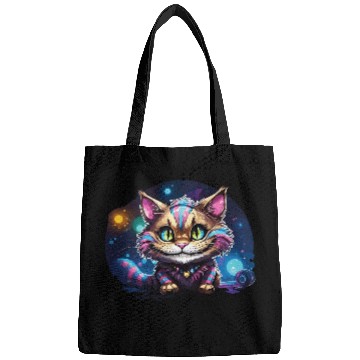 Discover Fantasy Cheshire Cat Smile, Alice in Wonderland Bags