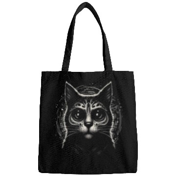 Discover FACE Scary Horror Black Cat Bags
