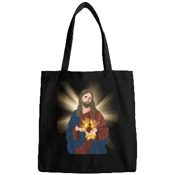 Discover sacred heart of jesus Bags