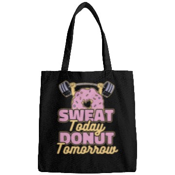 Discover Fitness Donut Funny Donut Gym Bags