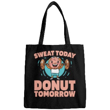 Discover Fitness Donut Funny Donut Gym Bags