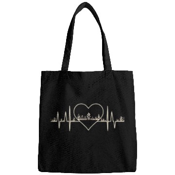 Discover Heartbeat line with plants Bags