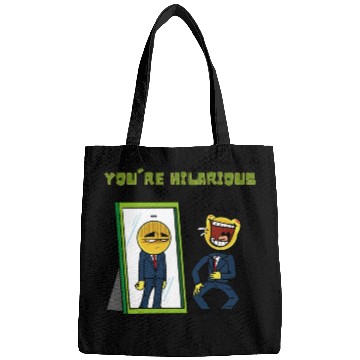 Discover You're hilarious Sarcasm funny Emojis Bags