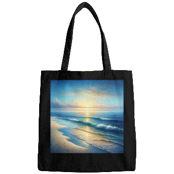 Discover Serene Seaside Sunrise Bags