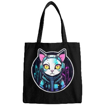 Discover Cyberpunk Cat Bags