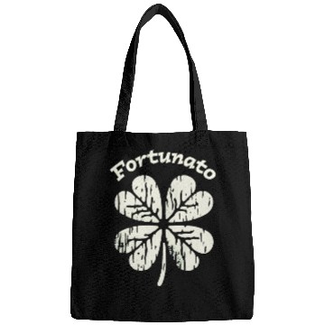 Discover Fortunato Emblem Distressed Four-Leaf Bags