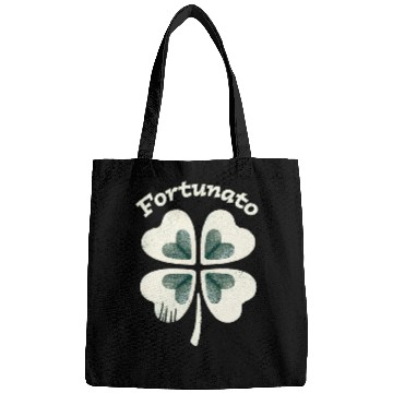 Discover Fortunato Emblem Distressed Four-Leaf Bags