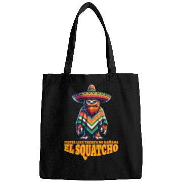 Discover El Squatcho Western Bigfoot Mexican Sasquatch Bags