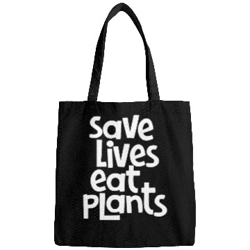 Discover Save lives eat plants Bags