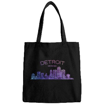 Discover Detroit Skyline Bags