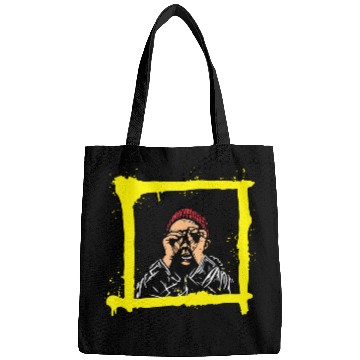 Discover Yellow Brown Red Colorful Graffiti Illustration Bags