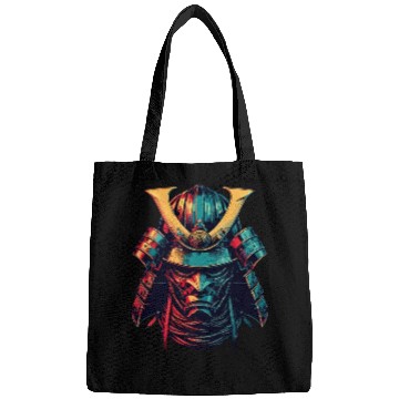 Discover Samurai Shadow - Warrior's Armor in Neon Glow Bags