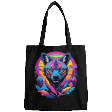 Discover Neon Wild - Urban Hyena Portrait Bags