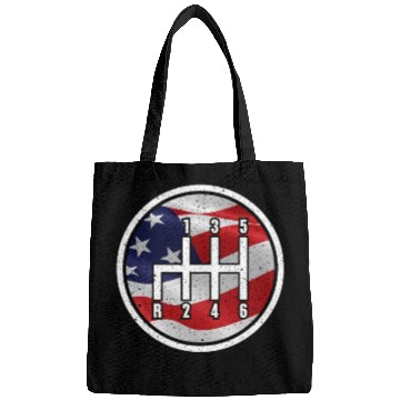Discover American Flag Muscle Car 6 Gears Knob Car Mechanic Bags