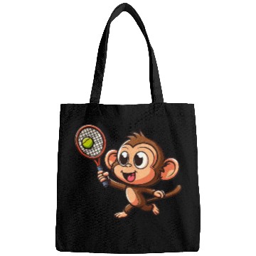 Discover Monkeys in Tennis and Badminton Duel - Hilarious Bags