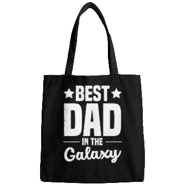 Discover Best Dad in the Galaxy Bags
