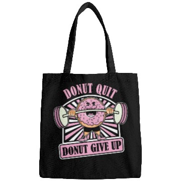 Discover Fitness Donut Funny Donut Gym Bags