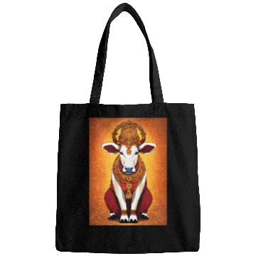 Discover hindu cow goddes art Bags