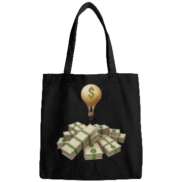 Discover money light bulb Bags