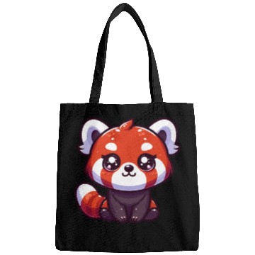 Discover Playful Red Panda Cartoon Bags