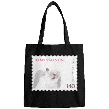 Discover Valentine's day love letter stamp with bunny Bags