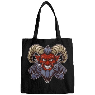 Discover krampus devil head Bags