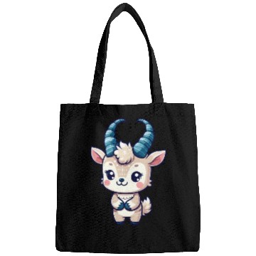 Discover Playful Goat Cartoon Bags