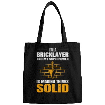 Discover Bricklayer Bricklaying Brick Mason Wall Builder Bags