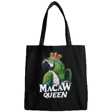 Discover Green Macaw Ornithologist Macaw Queen Bags