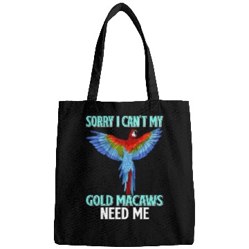 Discover Gold Macaw Ornithologist Enthusiast Gift Bags