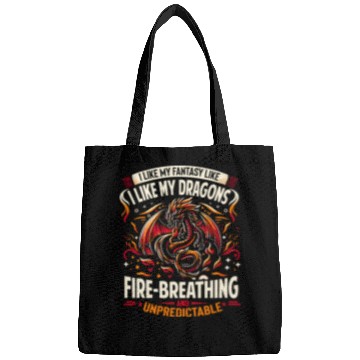 Discover I Like FANTASY Saying - Like my DRAGONS Bags