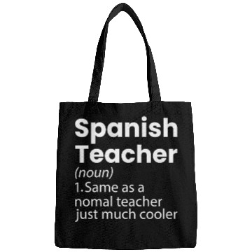 Discover Spanish Teacher Definition Funny Back To School Bags