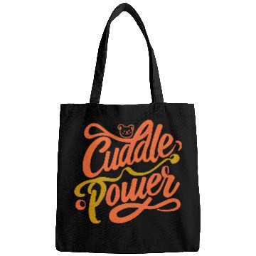Discover typography Bags design Cuddle Power
