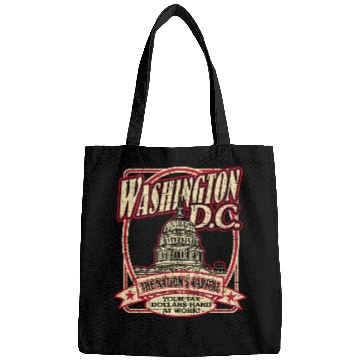Discover Washington D.C. Souvenir Satire Bags