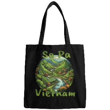Discover Pa Vietnam: Green Rice Terraces Bags
