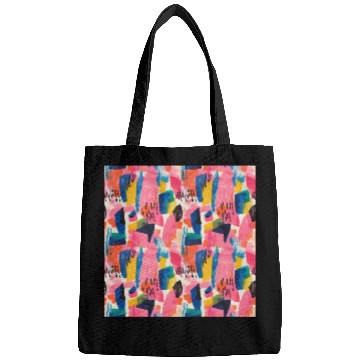 Discover Vivid Colors Abstract Pattern Bags